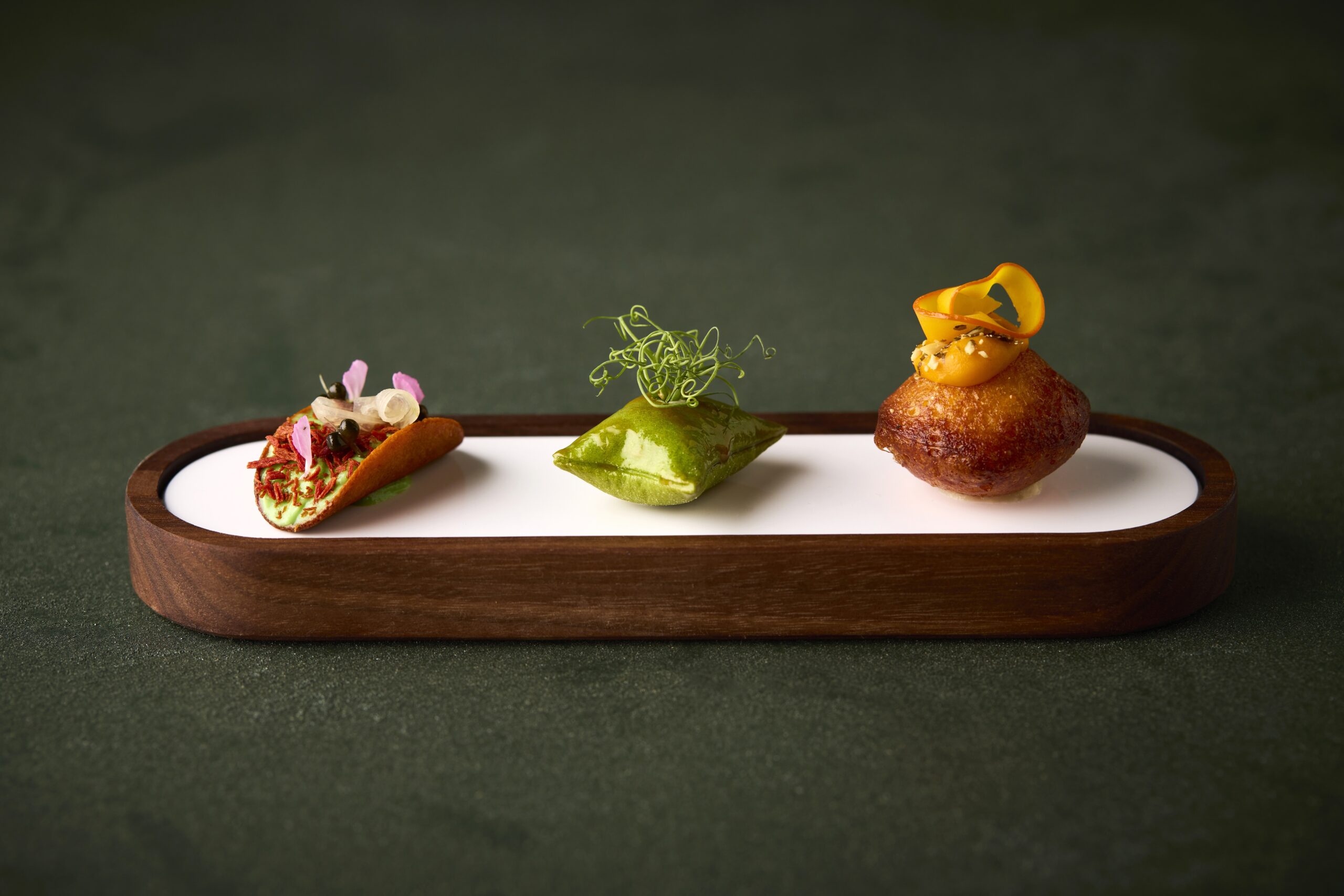 Amuse Gueule zur Einstimmung auf das 8-Gänge Menü